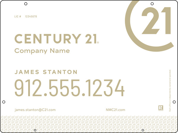 Hanging Sign Panel, 18"H X 24"W, 3mm Aluminum Composite