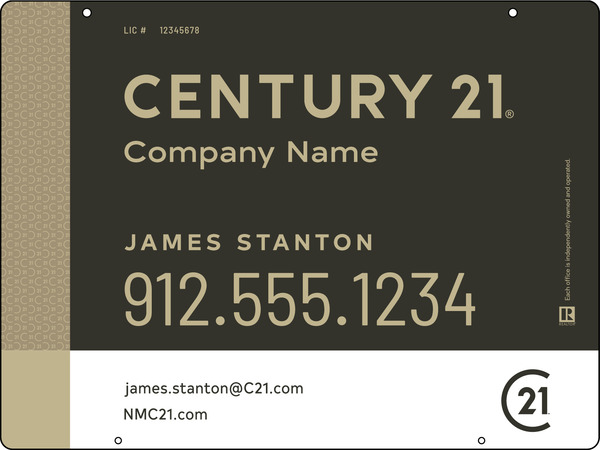 Reflective Hanging Sign Panel, 18"H X 24"W, 3mm Aluminum Composite