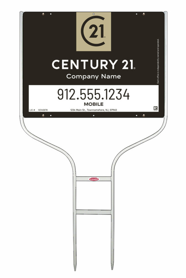 Round Rod Frame And Office Sign Panel Unit, 18"H X 24"W