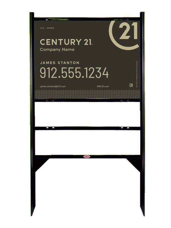 Angle Iron Frame With One Rider Insert And Sign Panel Unit, 18"H X 24"W
