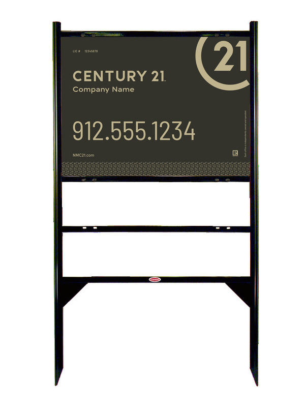Angle Iron Frame With One Rider Insert And Sign Panel Unit, 18"H X 24"W