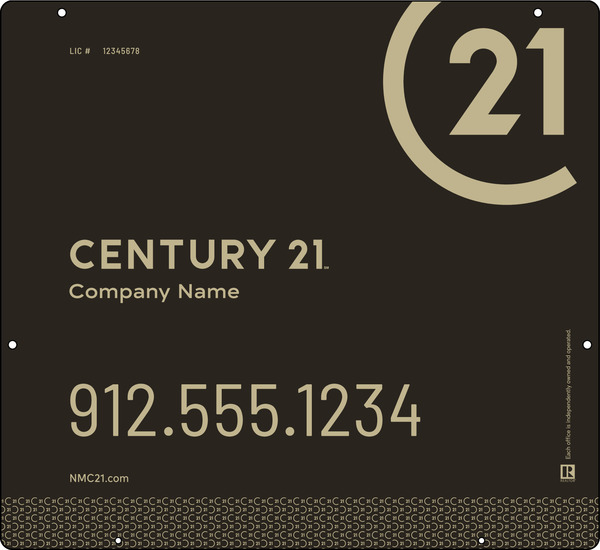 Reflective Hanging Sign Panel, 22"H X 24"W, 3mm Aluminum Composite