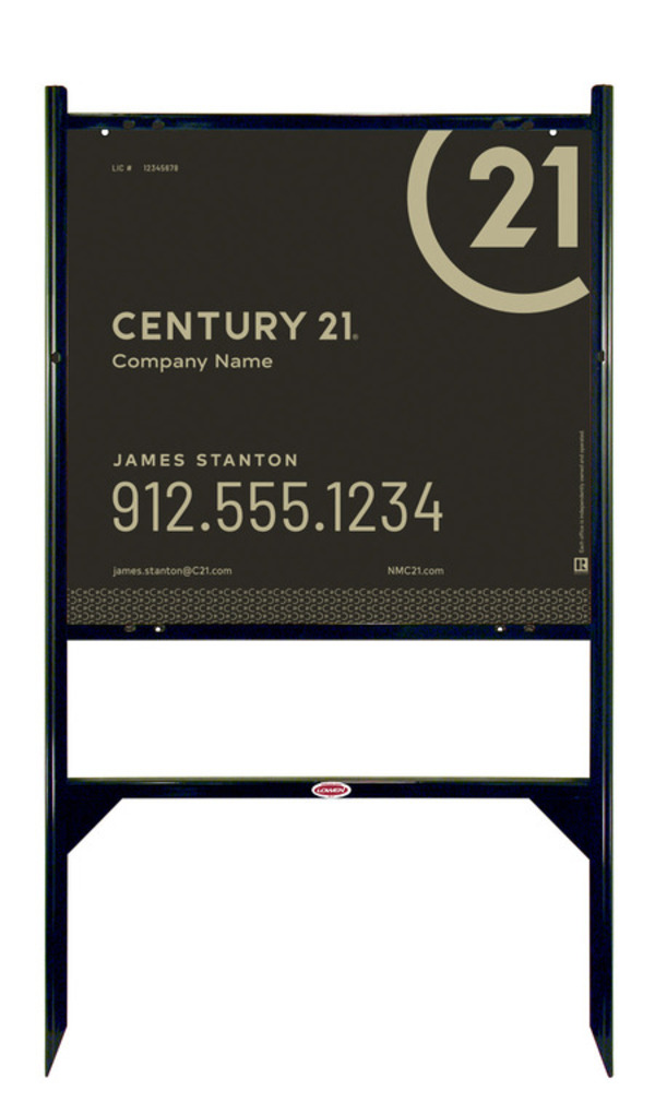 Angle Iron Frame And Sign Panel Unit, 22"H X 24"W