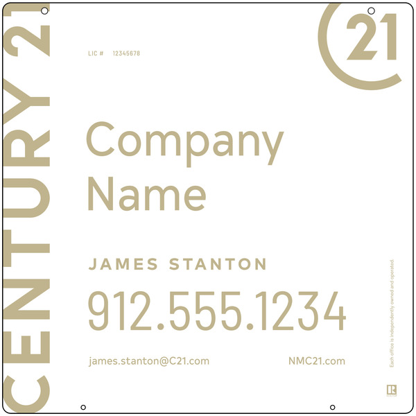 Hanging Sign Panel, 24"H X 24"W, 3mm Aluminum Composite