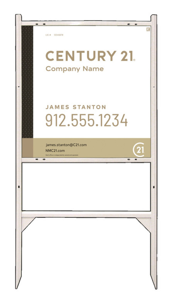 Angle Iron Frame And Sign Panel Unit, 24"H X 24"W