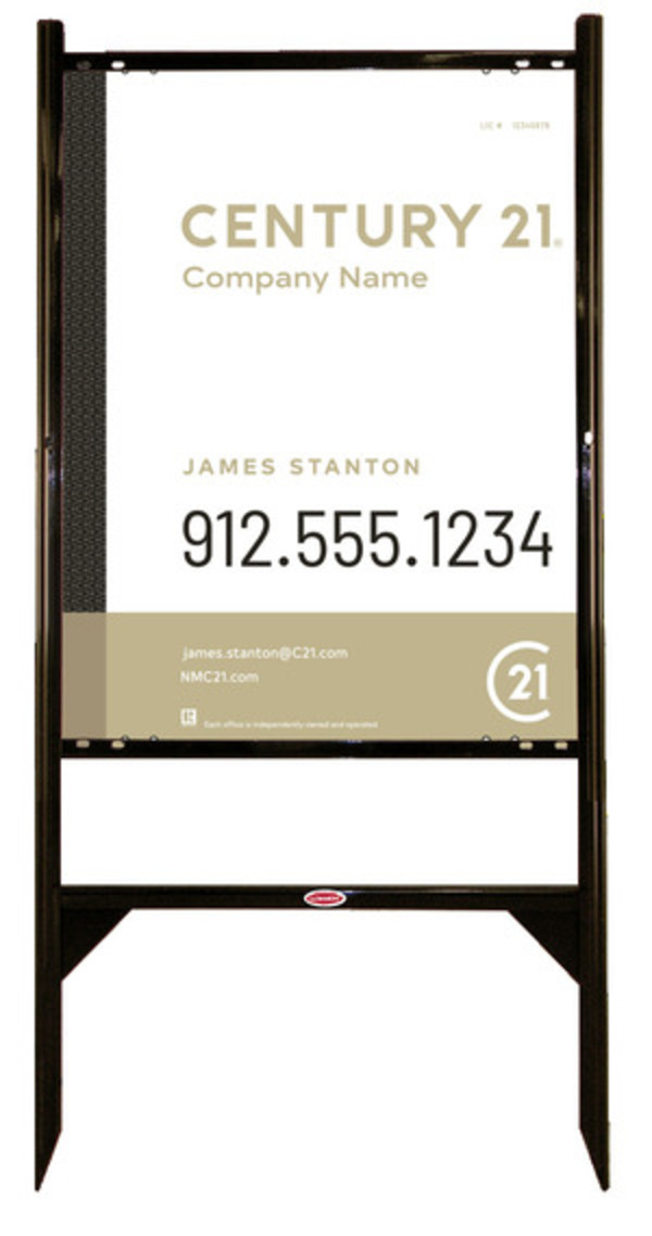 Angle Iron Frame And Sign Panel Unit, 30"H X 24"W