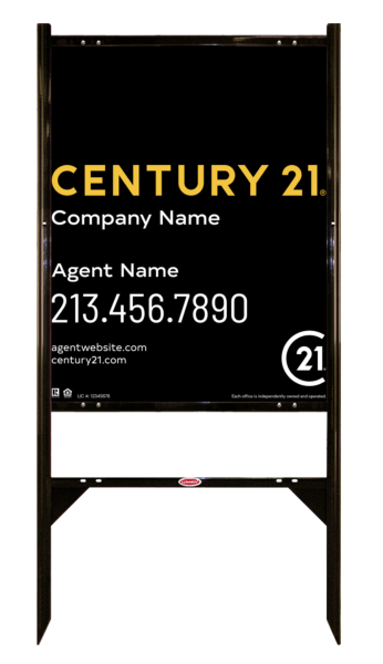 Gibraltar Frame Unit 30X24 Steel Property Gold - Century 21 | Lowen Sign