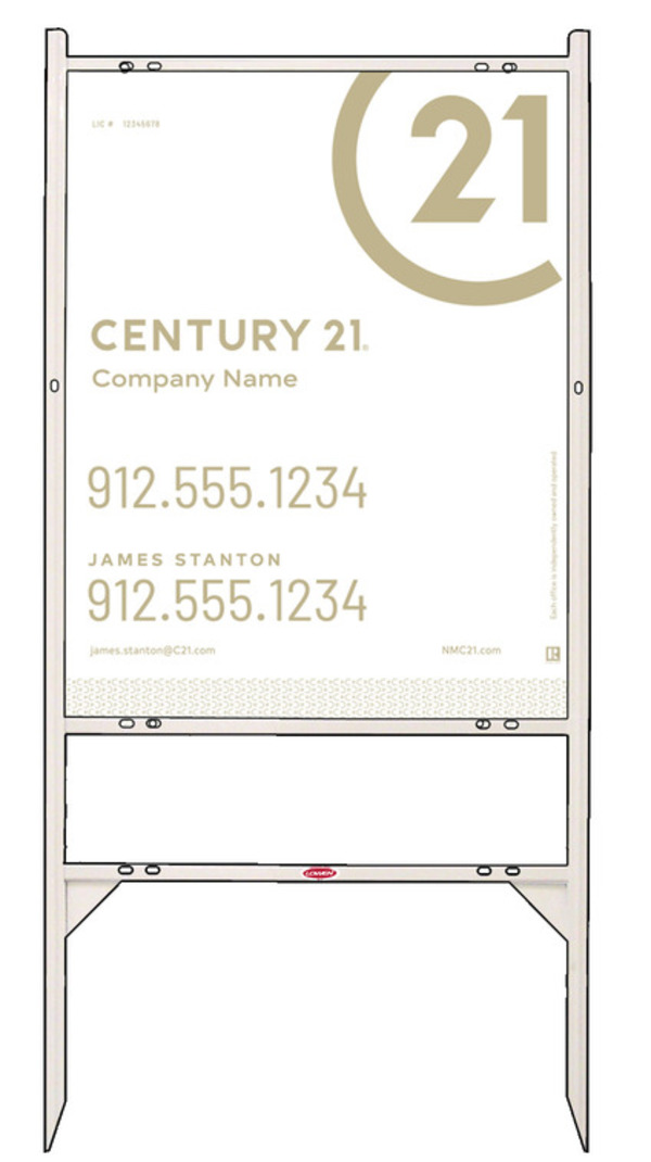 Angle Iron Frame And Sign Panel, 30"H X 24"W