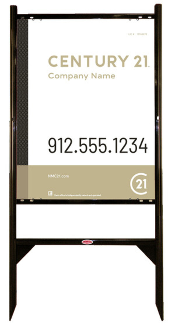 Angle Iron Frame And Sign Panel Unit, 30"H X 24"W