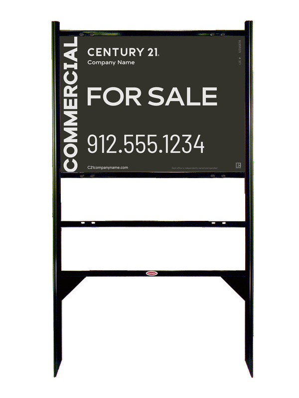 Angle Iron Frame With One Rider Insert And Sign Panel Unit, 18"H X 24"W