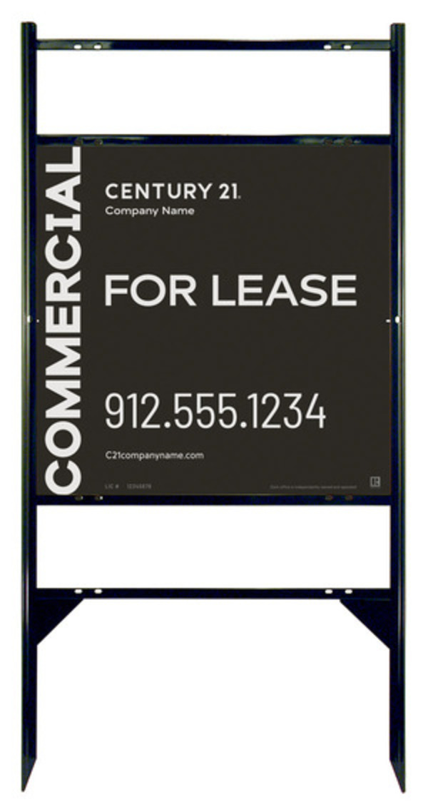 Angle Iron Frame With Two Rider Inserts And Sign Panel Unit, 24"H X 24"W