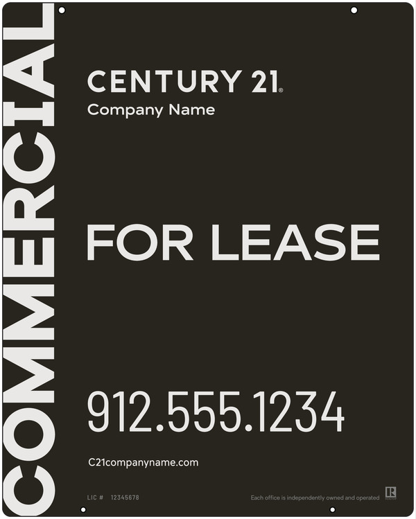 Commercial Office Hanging Sign Panel, 30"H X 24"W, 3mm Aluminum Composite