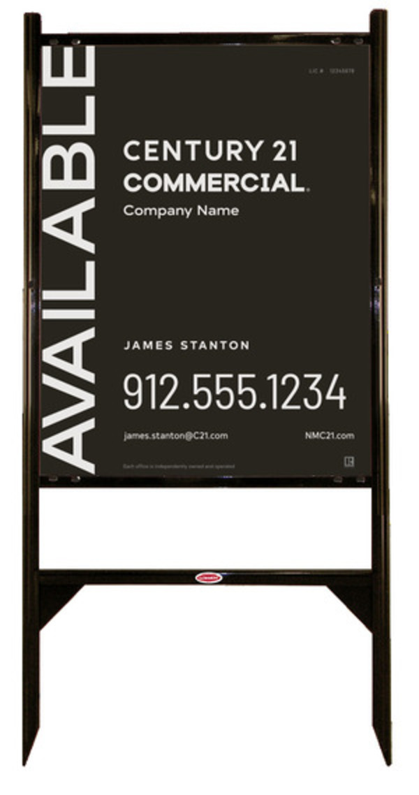 Angle Iron Frame And Sign Panel Unit, 30"H X 24"W