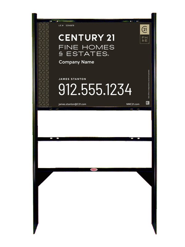 Angle Iron Frame With One Rider Insert And Sign Panel Unit, 18"H X 24"W