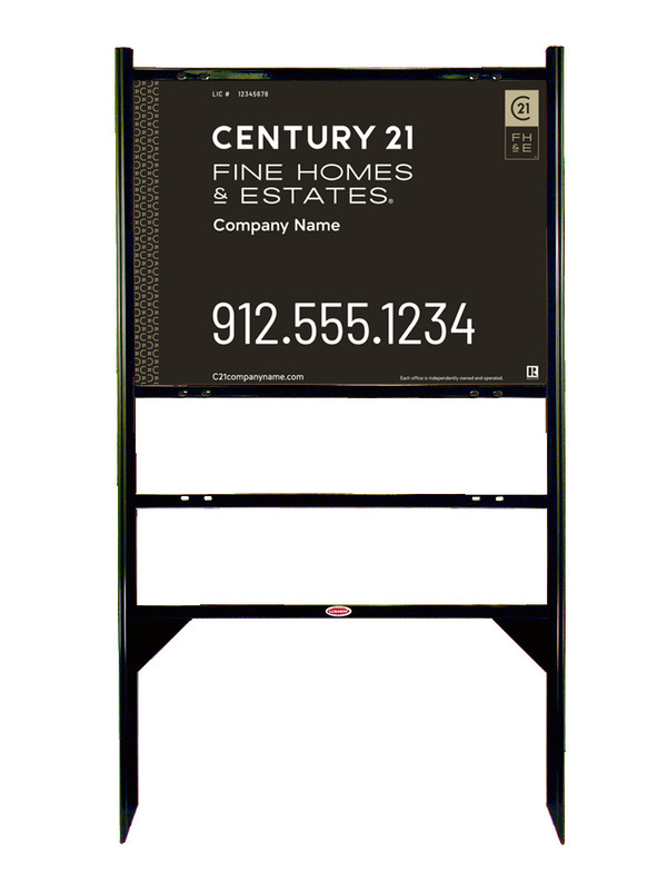 Angle Iron Frame With One Rider Insert And Sign Panel Unit, 18"H X 24"W