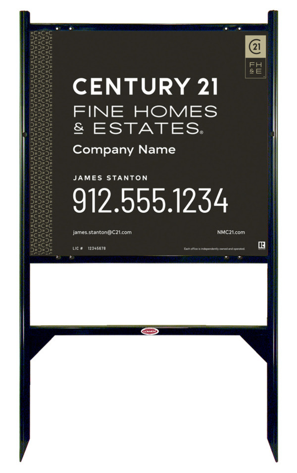 Angle Iron Frame And Sign Panel Unit, 22"H X 24"W