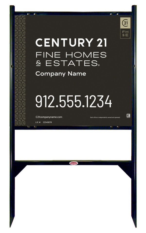 Angle Iron Frame And Sign Panel Unit, 22"H X 24"W