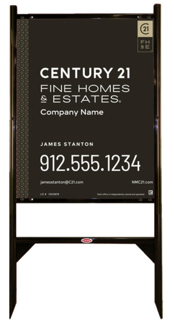 Angle Iron Frame And Sign Panel Unit, 30"H X 24"W