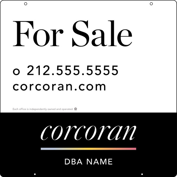 Office Hanging Sign Panel, 24"H X 24"W, .063 Aluminum