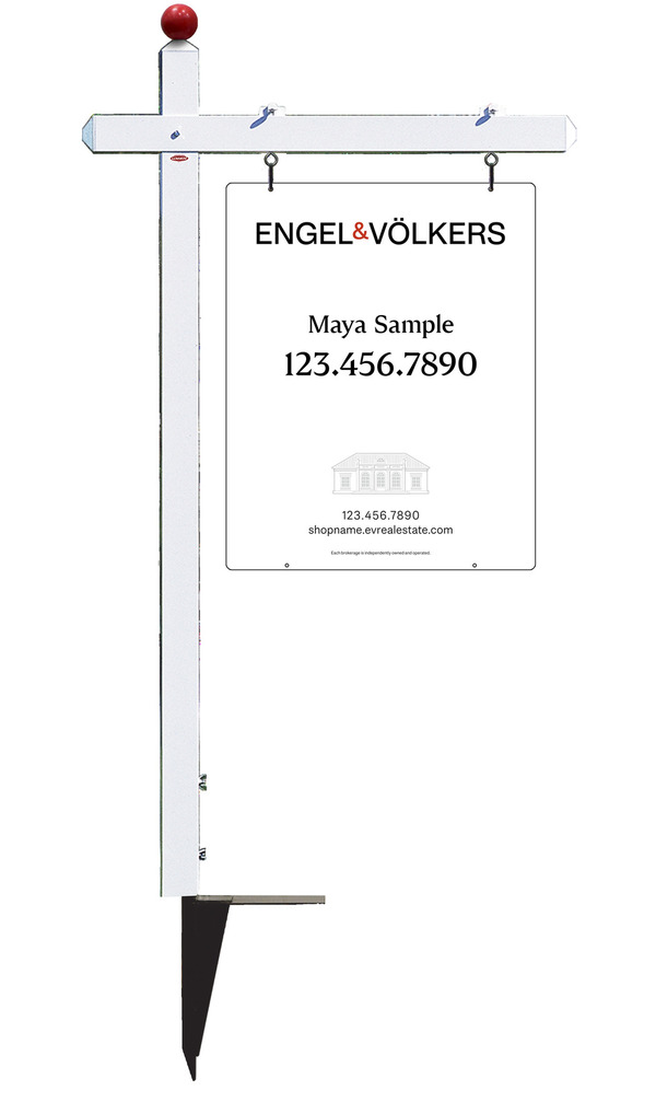 Aluminum Sign Post Unit, 30"H X 24"W