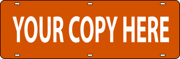 Custom Sign Rider, 6"H X 18"W