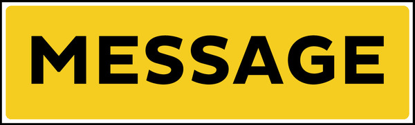 Custom Sign Rider,.090 Polyethylene 5.5"H X 18"W