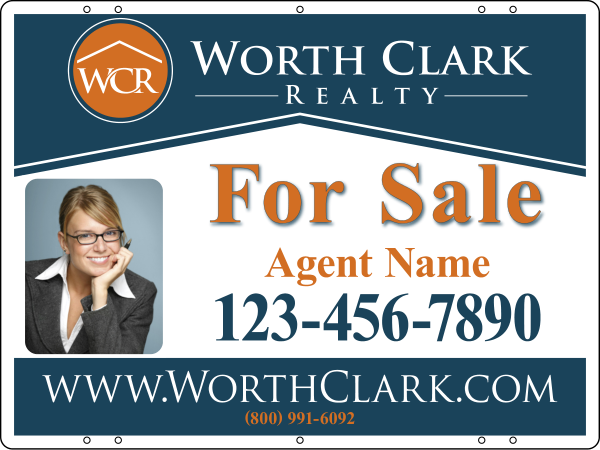 Reflective Photo Sign Panel, 18"H X 24"W, Steel