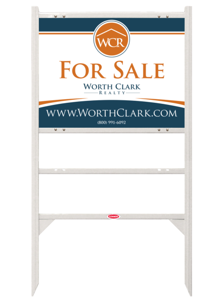 Angle Iron Frame W/ 1 Rider Insert And Office Sign Panel Unit, 18"H X 24"W, Steel