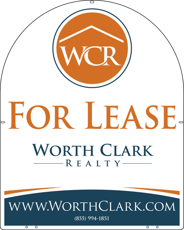 Arc Shape Office Sign Panel, 30"H X 24"W, Steel