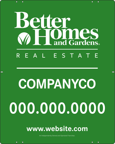 sign panel, 24 GA steel 30h x 24w