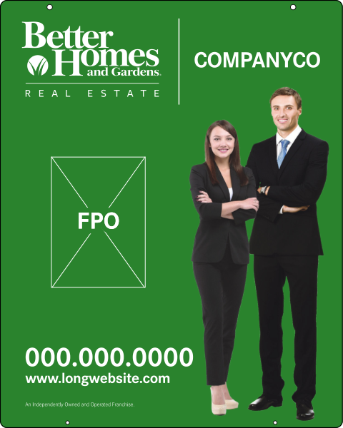 Hanging Sign Panel, 30h x 24w, 3mm Aluminum Composite