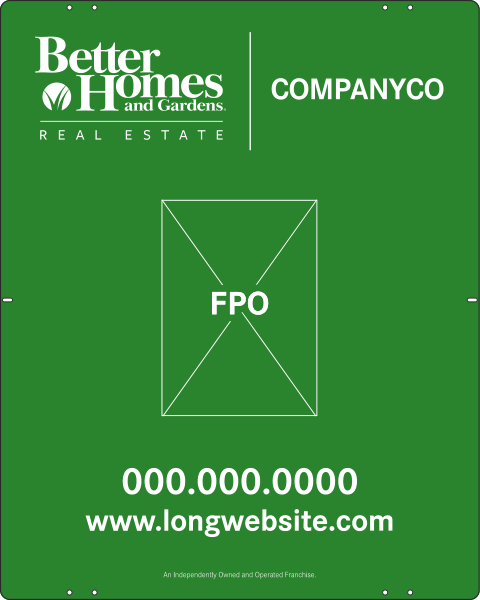 Sign Panel, 24 GA Steel 30h x 24w