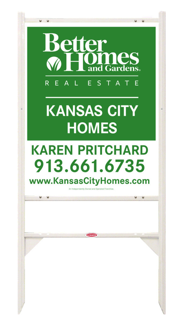 Angle Iron Sign Frame and Sign Panel Unit, 30h x 24w