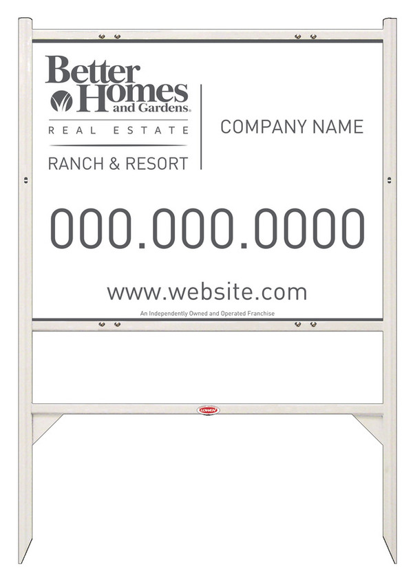 Ranch and Resort angle iron frame and panel unit, 24 GA steel 24h x 30w
