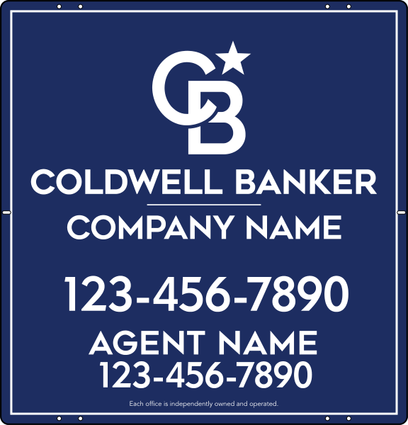 Agent Sign Panel, 25h x 24w, 3MM Aluminum Composite