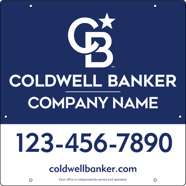 Office Hanging Sign Panel, 24h x 24w, .063 Aluminum