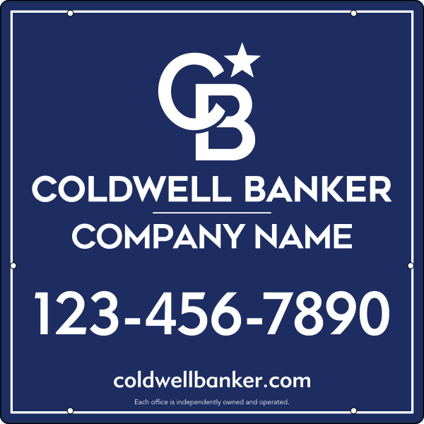 Office Hanging Sign Panel, 24h x 24w, Steel