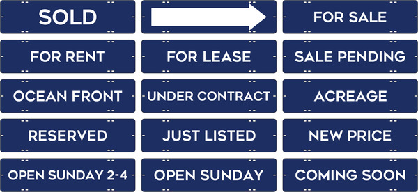 Message Sign Riders, 6h x 24w, .090 Poly