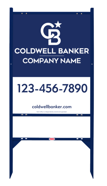 Angle Iron Frame and Office Sign Panel Unit, 30h x 24w, 3MM Aluminum Composite