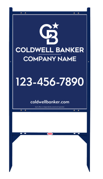 Angle Iron Frame and Office Sign Panel Unit, 30h x 24w, 3MM Aluminum Composite