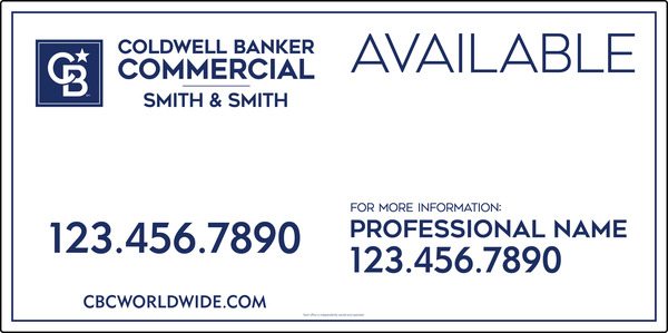 Commercial Available Sign Panel, DF, 48h x 96w, 3mm Aluminum Composite