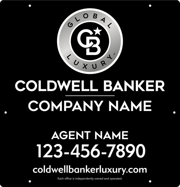 Agent Hanging Sign Panel, 25h x 24w, .063 Aluminum