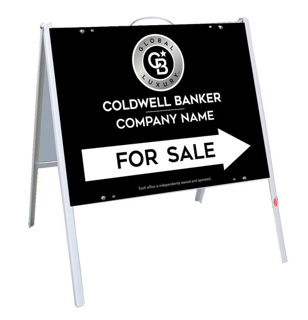 A-Frame and Office For Sale Sign Panel Unit, 18h x 24w, .050 Poly