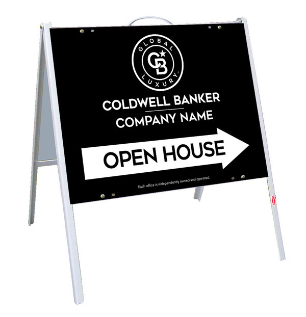 A-Frame and Office Open House Sign Panel Unit, 18h x 24w, .050 Poly