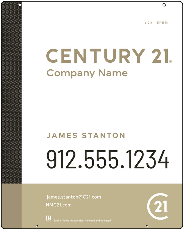 Hanging Sign Panel, 30h x 24w, Steel