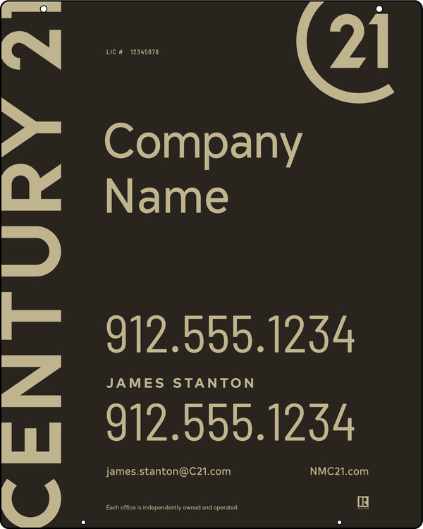 Hanging Sign Panel, 30h x 24w, Steel