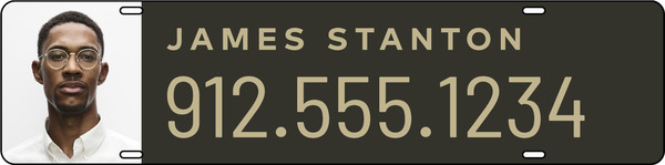 Agent Photo Sign Rider, 6h x 24w