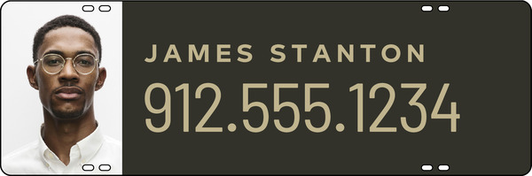 Agent Photo Sign Rider, 8h x 24w, Steel