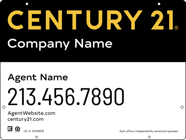 Hanging Sign Panel, 18h x 24w, Steel