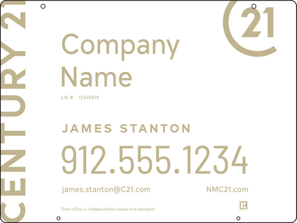 Hanging Sign Panel, 18h x 24w, 3mm Aluminum Composite